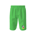 Men's Mickey Mouse Cartoon Athletic Fleece Shorts