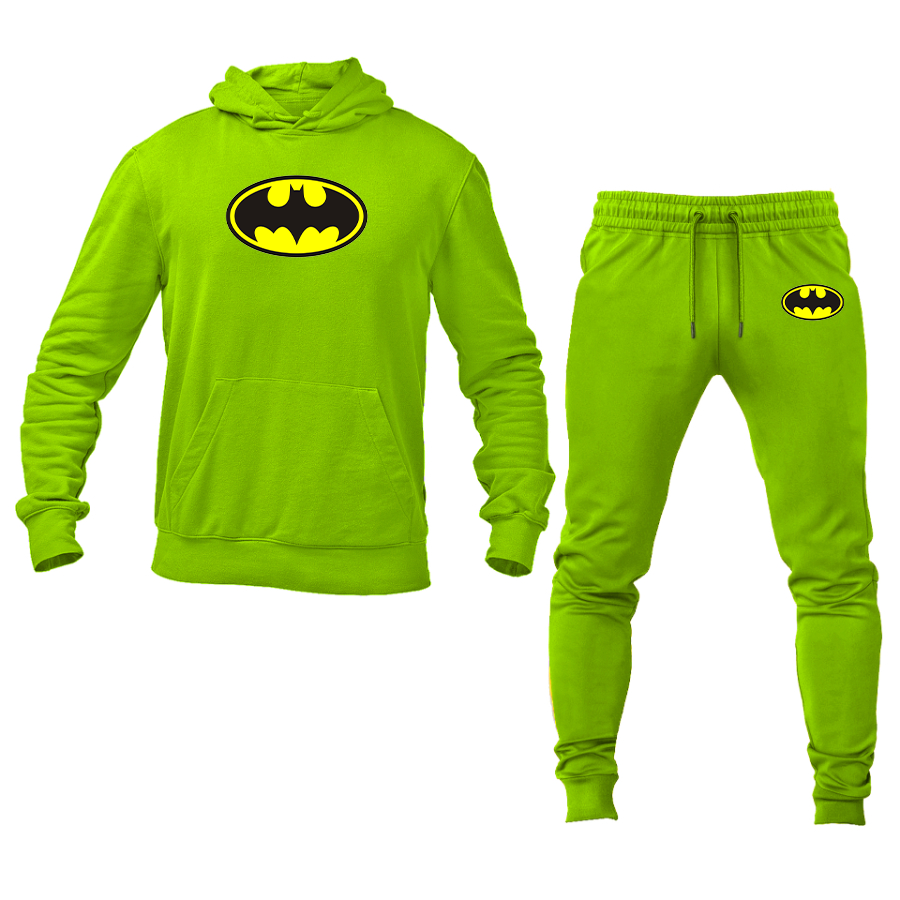 Men's DC Comics Batman Superhero Hoodie Joggers Set