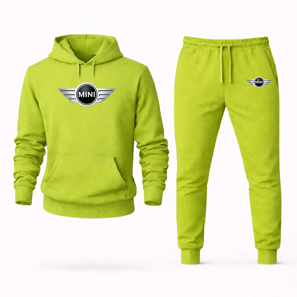 Men's Mini Cooper Car Hoodie Joggers Set