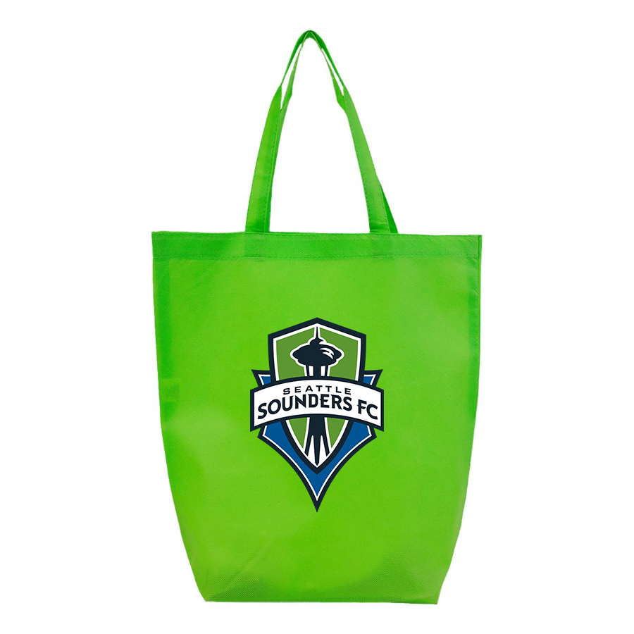 Seattle Sounders FC -  Q-Tees - Non-Woven Gusset Bottom Tote - Q1251