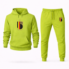 Men's Belgium National Soccer Team Logo Hoodie Joggers Set