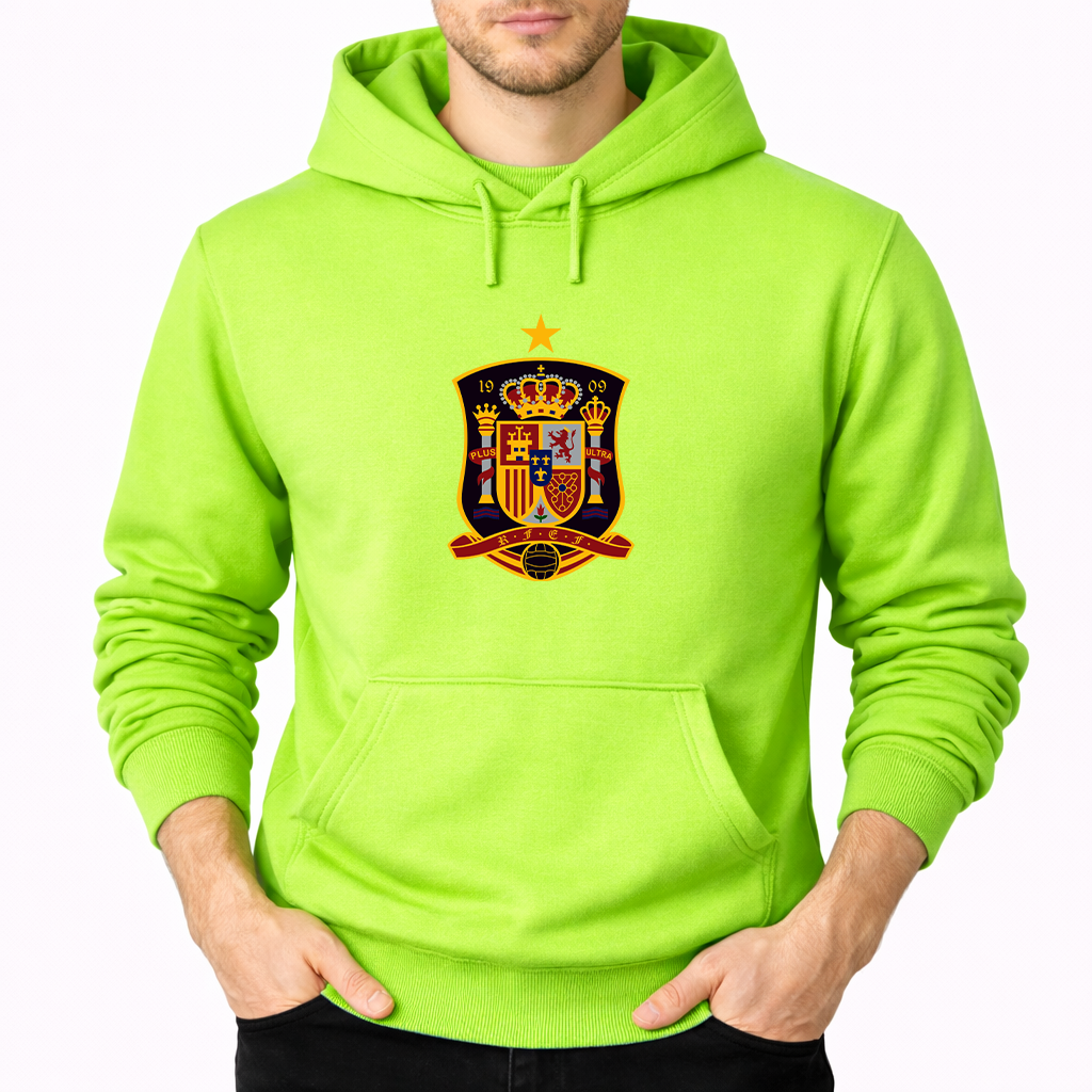 Men's Spain National Soccer Team Pullover Hoodie