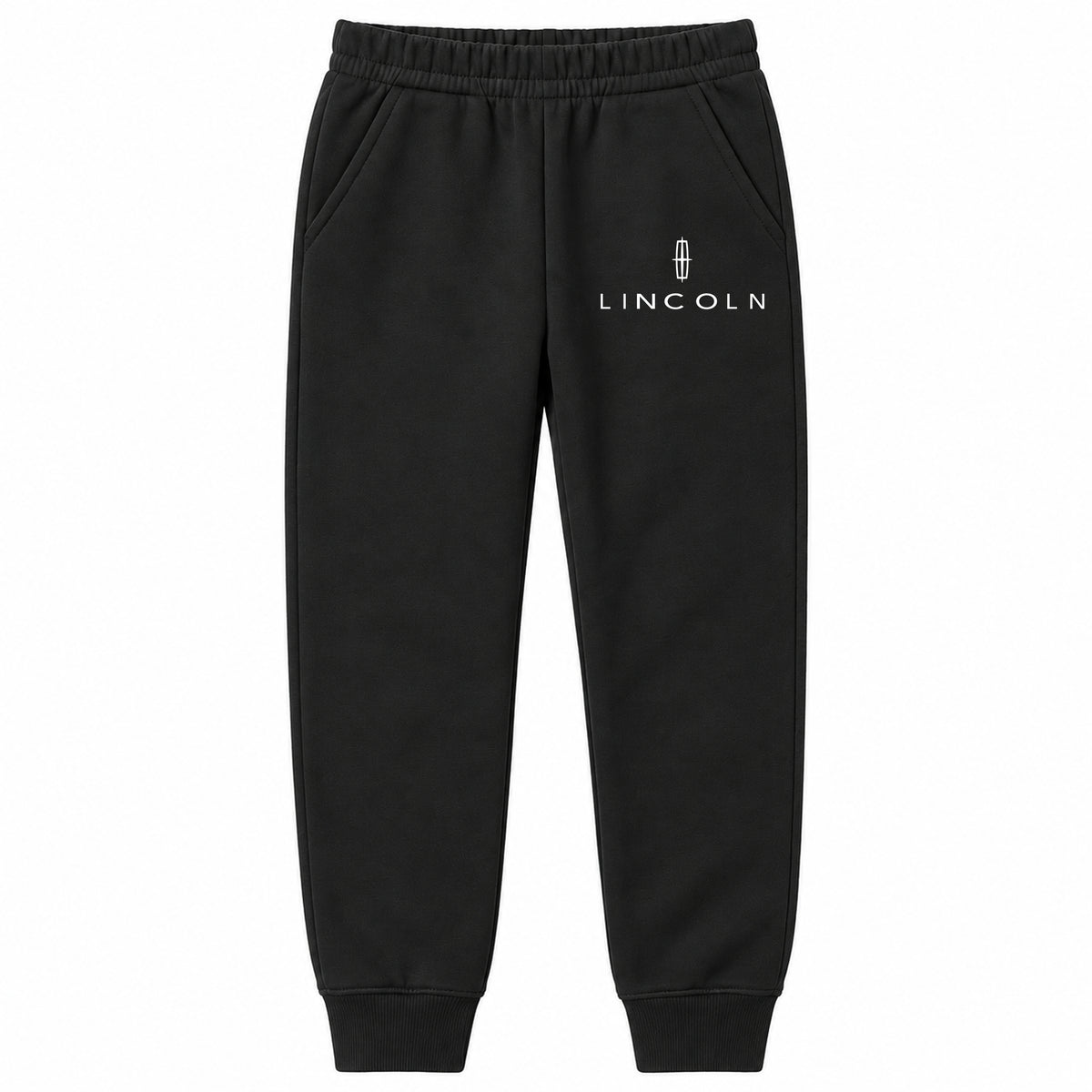 Lincoln youth jogger sweatpants in Black, Youth Large ages 10–12