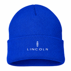 Men's Lincoln Beanie Hat — Blue — clean front main
