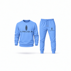 Men's Lincoln Sweatshirt Joggers Set | Color: Carolina Blue | Main