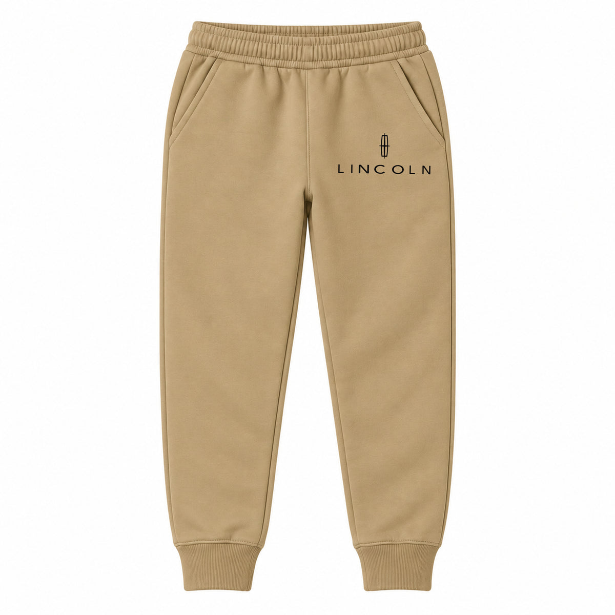 Lincoln youth jogger sweatpants in Khaki, Youth Large ages 10–12