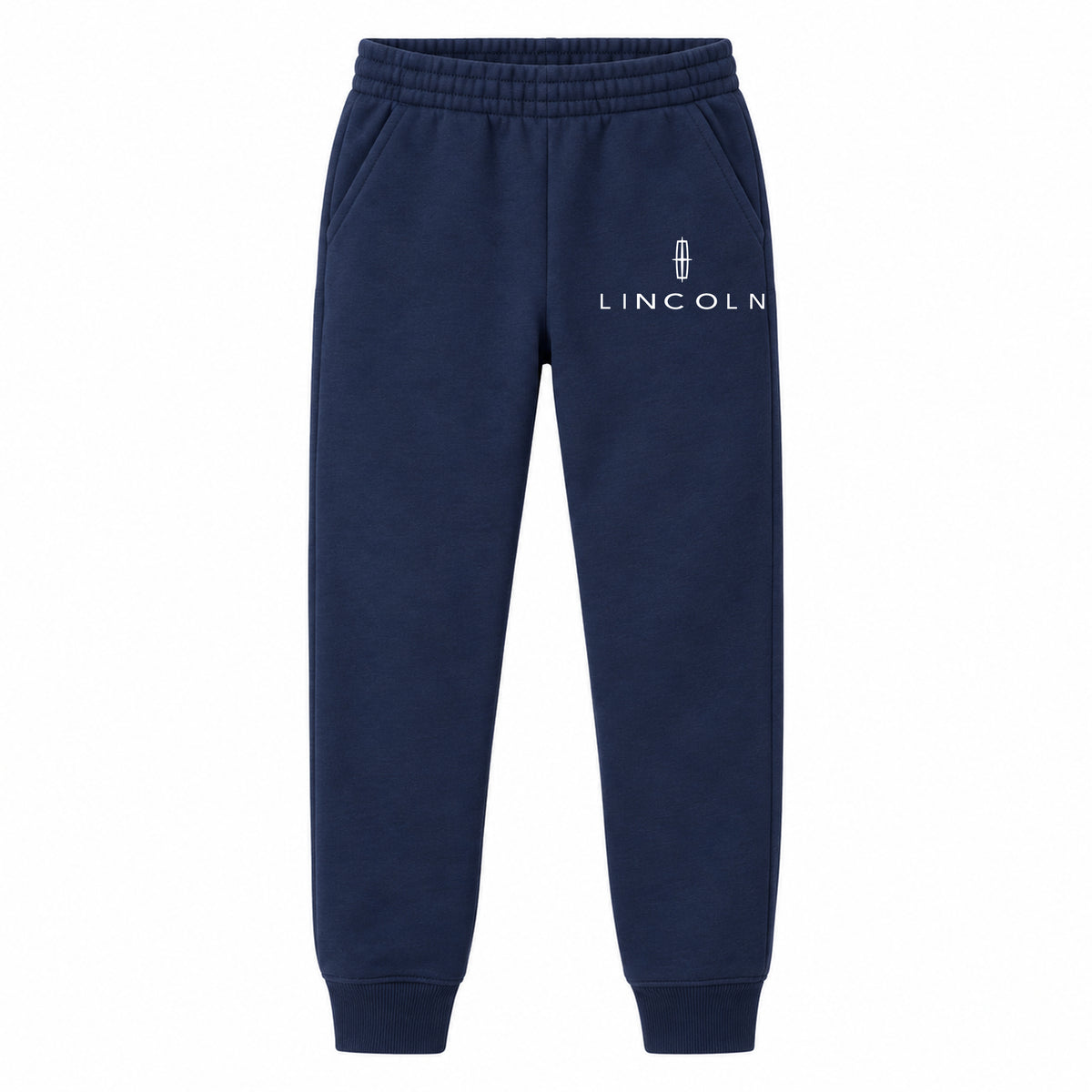 Lincoln youth jogger sweatpants in Navy Blue, Youth Large ages 10–12