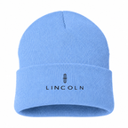 Men's Lincoln Beanie Hat — Sky Blue — clean front main