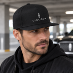 Lincoln Car Snapback Hat | Color: Black | Image 3