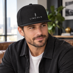 Lincoln Car Snapback Hat | Color: Black | Image 5