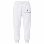 Lincoln youth jogger sweatpants in White, Youth Large ages 10–12