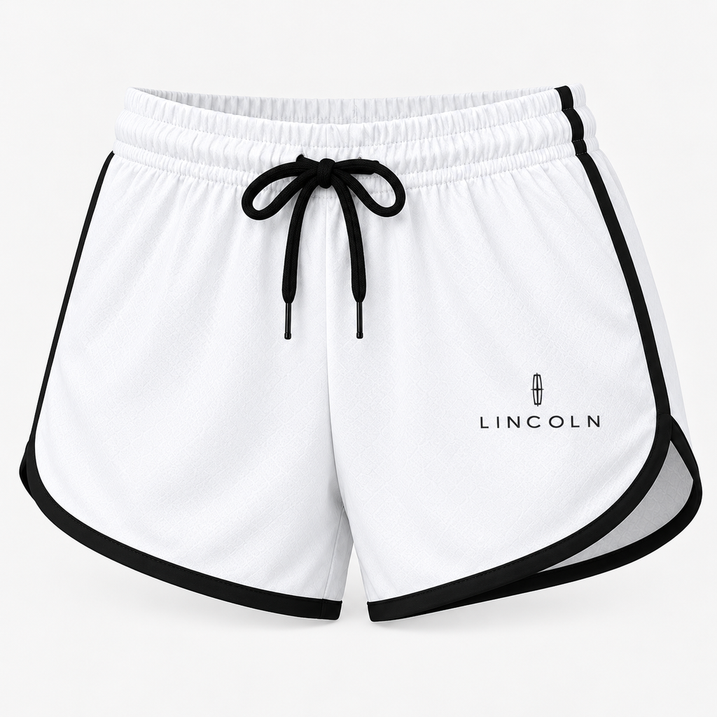 Lincoln women's tanktop and shorts set Shorts detail | Color: White |