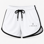 Lincoln women's tanktop and shorts set Shorts detail | Color: White |