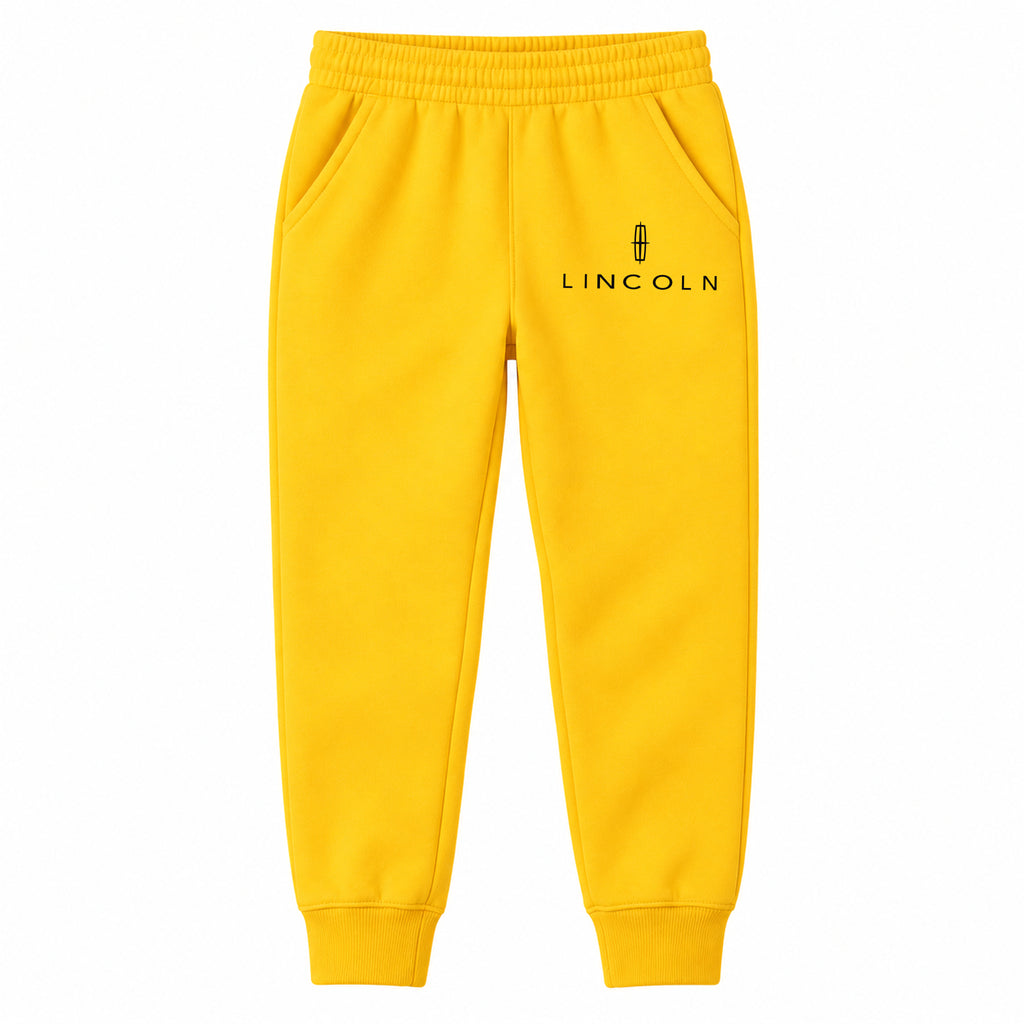 Lincoln youth jogger sweatpants in Yellow, Youth Large ages 10–12