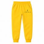 Lincoln youth jogger sweatpants in Yellow, Youth Large ages 10–12