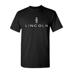 Youth Kids Lincoln Car Cotton T-Shirt | Color: Black | Main