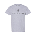 Youth Kids Lincoln Car Cotton T-Shirt | Color: Gray | Main