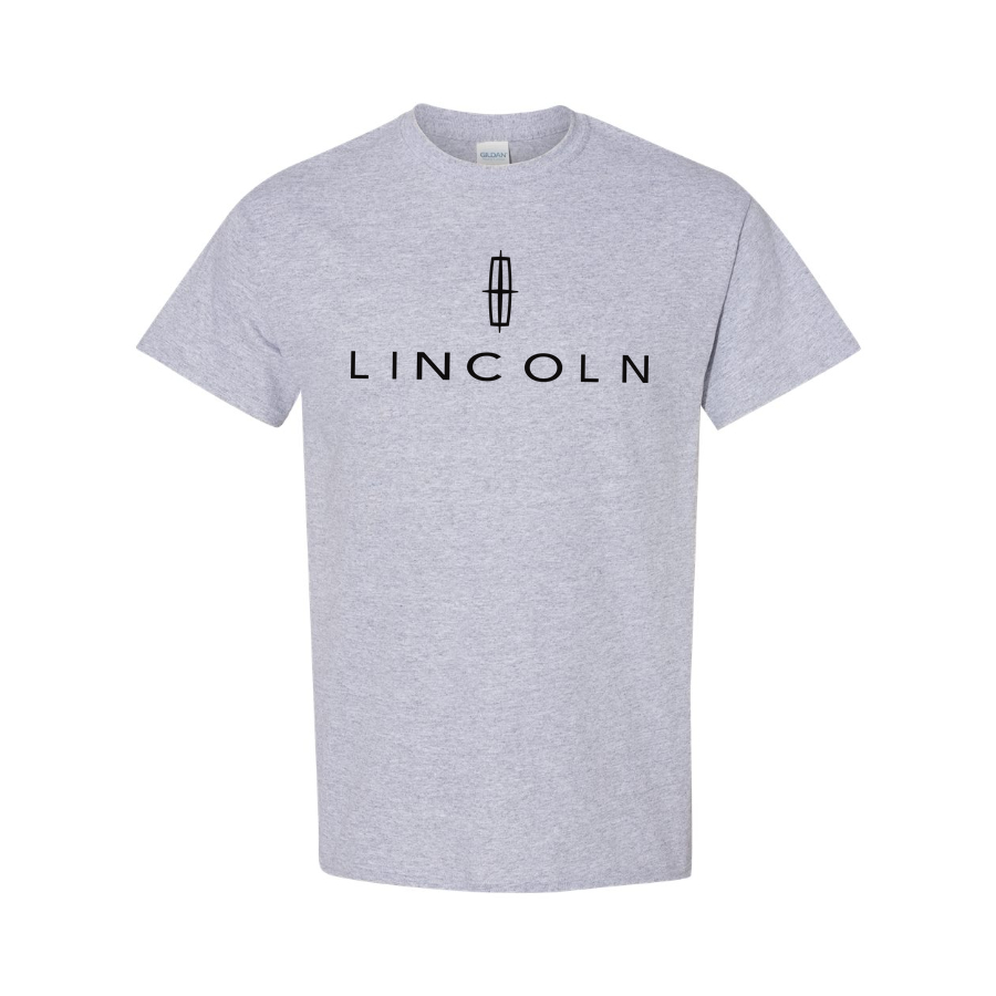 Youth Kids Lincoln Car Cotton T-Shirt | Color: Gray | Main