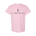 Youth Kids Lincoln Car Cotton T-Shirt | Color: Pink | Main