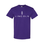 Youth Kids Lincoln Car Cotton T-Shirt | Color: Purple | Main
