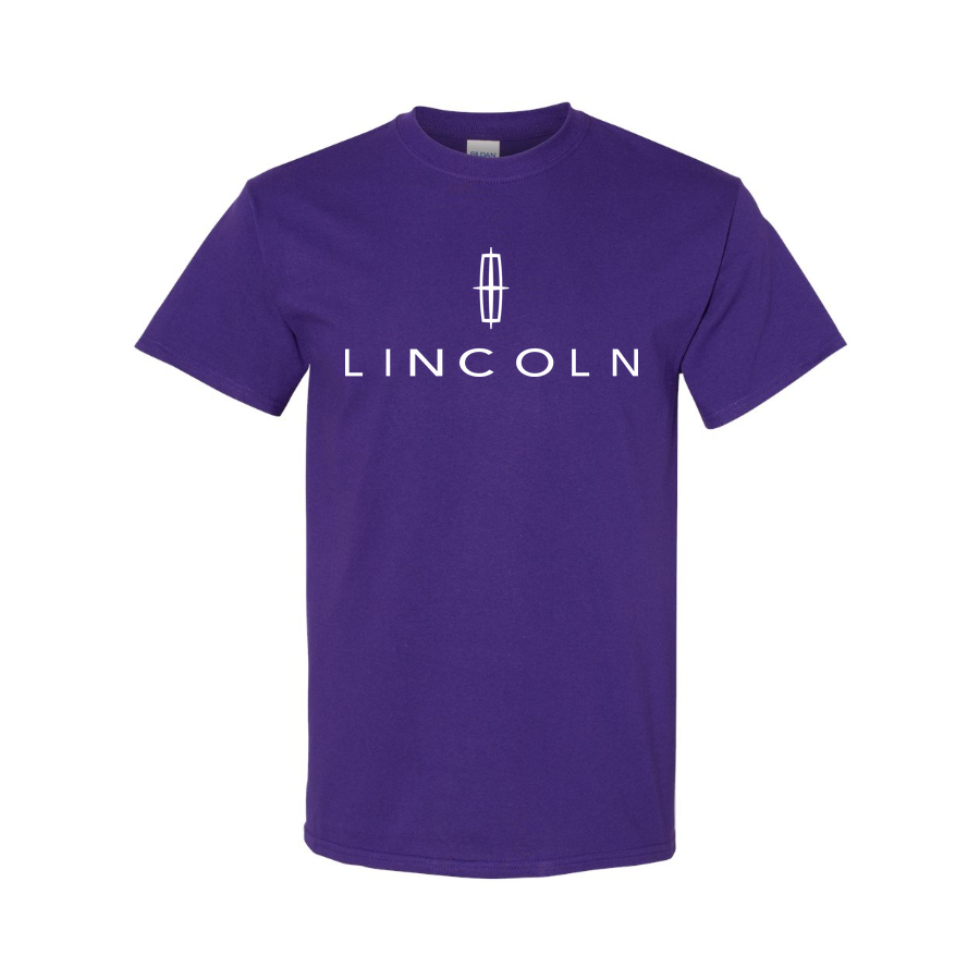 Youth Kids Lincoln Car Cotton T-Shirt | Color: Purple | Main