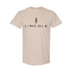 Youth Kids Lincoln Car Cotton T-Shirt | Color: Tan | Main