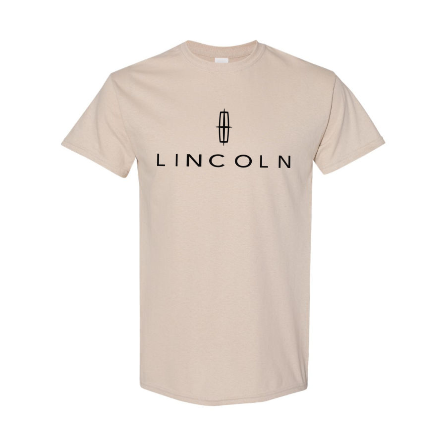 Youth Kids Lincoln Car Cotton T-Shirt | Color: Tan | Main