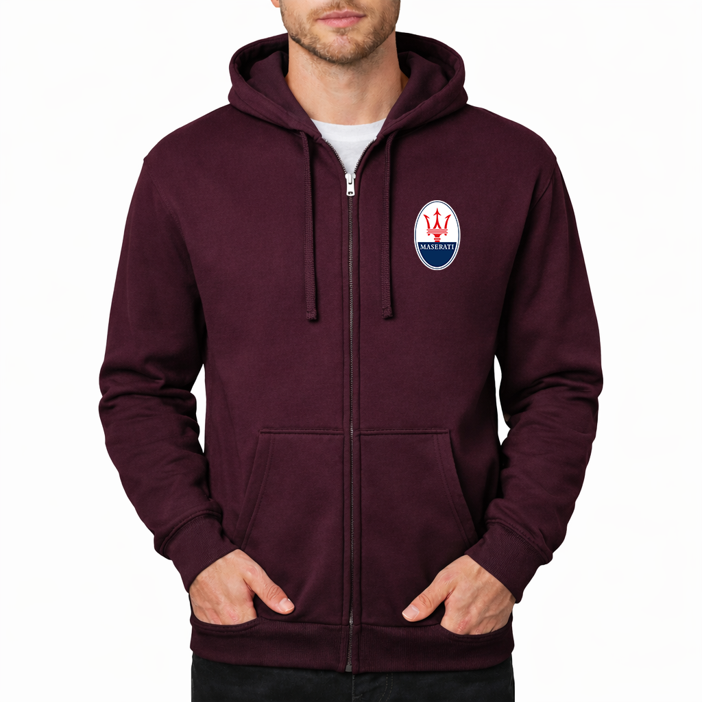 Men’s Maserati Car Zipper Hoodie