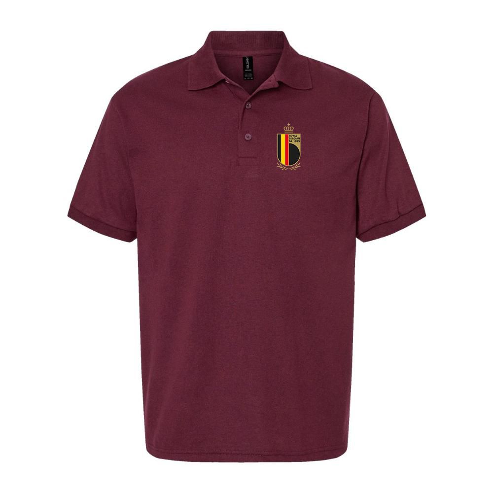 Men's Belgium National Soccer Team Dry Blend Polo