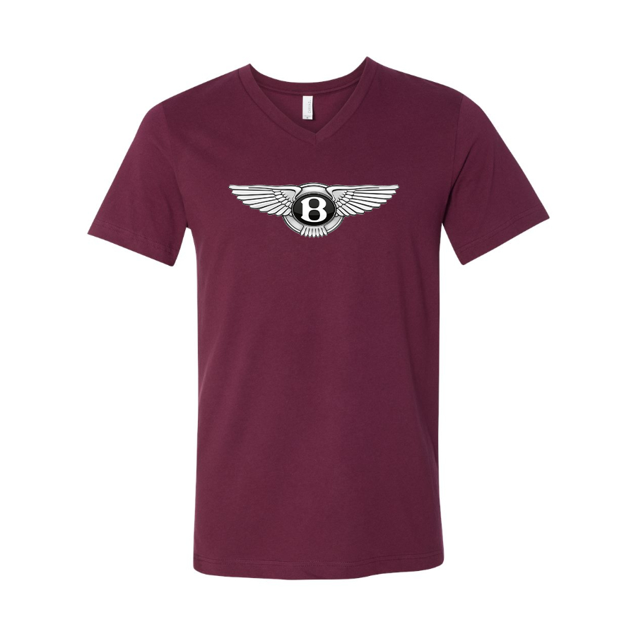 Men’s Bentley Car - BELLA + CANVAS - Jersey V-Neck Tee - 3005