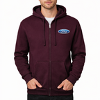 Men's Ford Car Zipper Hoodie