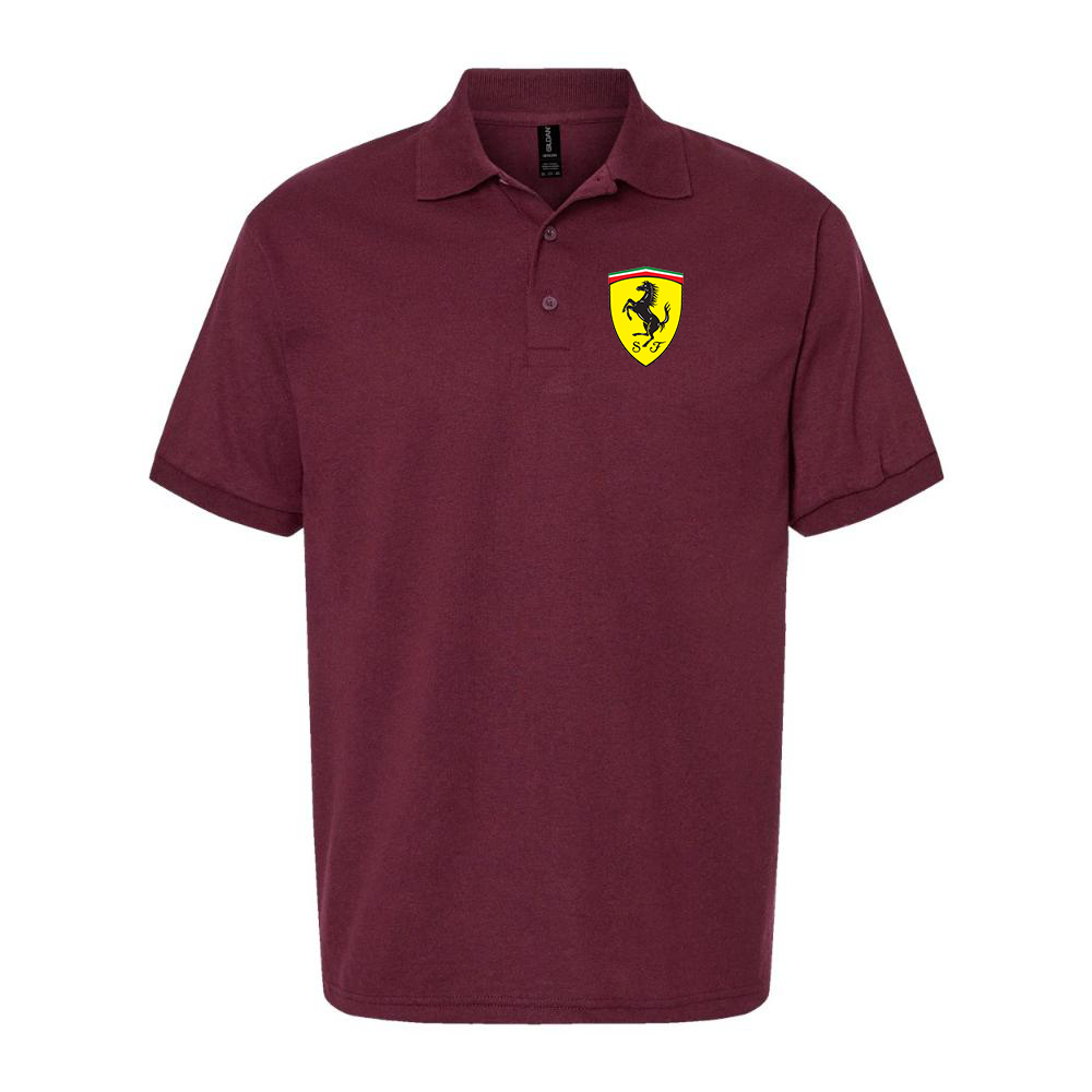 Men’s Ferrari Motorsport Car Dry Blend Polo
