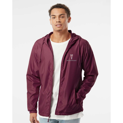 Men’s Pontiac Car - Independent Trading Co. - Lightweight Windbreaker Full-Zip Jacket - EXP54LWZ