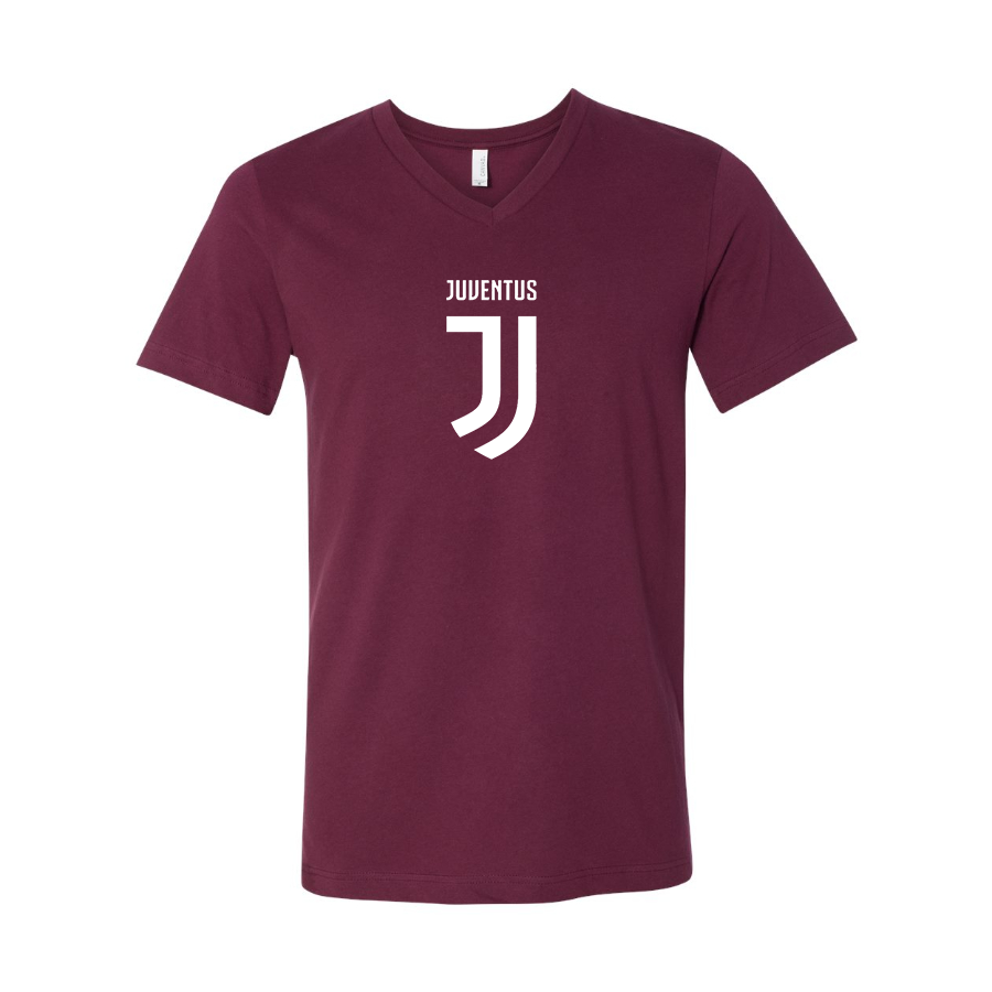 Men’s Juventus Soccer  - BELLA + CANVAS - Jersey V-Neck Tee - 3005