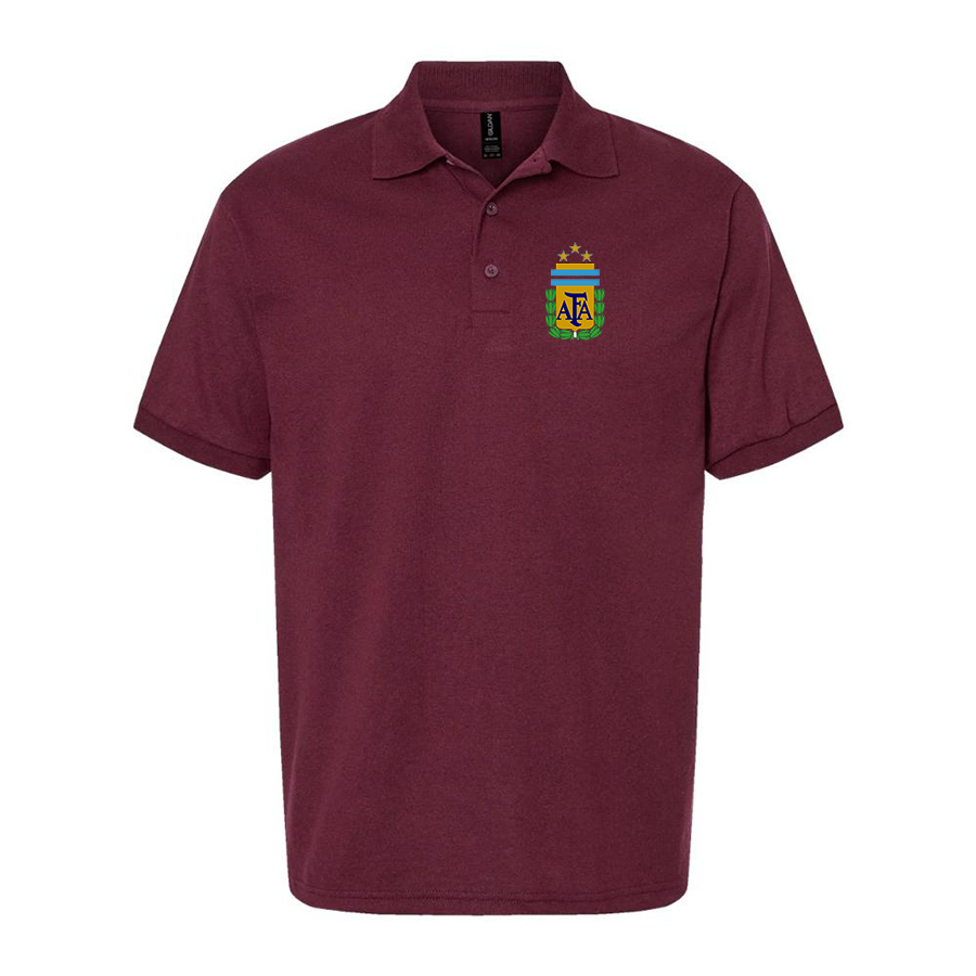 Men's Argentina National Soccer Team Dry Blend Polo