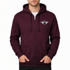 Men’s Mini Cooper Car Zipper Hoodie