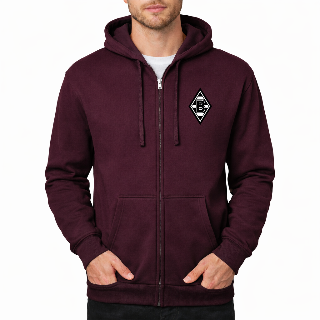 Men's Borussia Monchengladbach FC Zipper Hoodie
