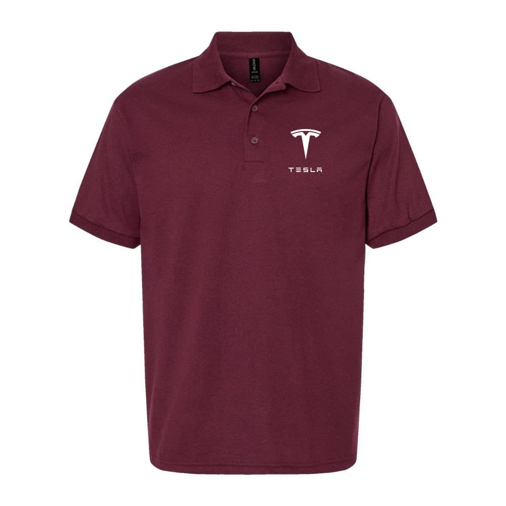 Men’s Tesla Motorsports Car Dry Blend Polo