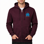 Men's Olympique de Marseille FC Zipper Hoodie