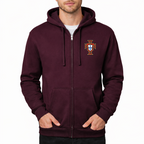 Men's Portugal National Soccer Team Zipper Hoodie
