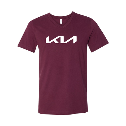 Men’s Kia Car - BELLA + CANVAS - Jersey V-Neck Tee - 3005