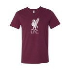 Men’s  Liverpool L.F.C Soccer  - BELLA + CANVAS - Jersey V-Neck Tee - 3005