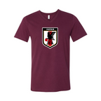Men’s Japan National Soccer Team - BELLA + CANVAS - Jersey V-Neck Tee - 3005