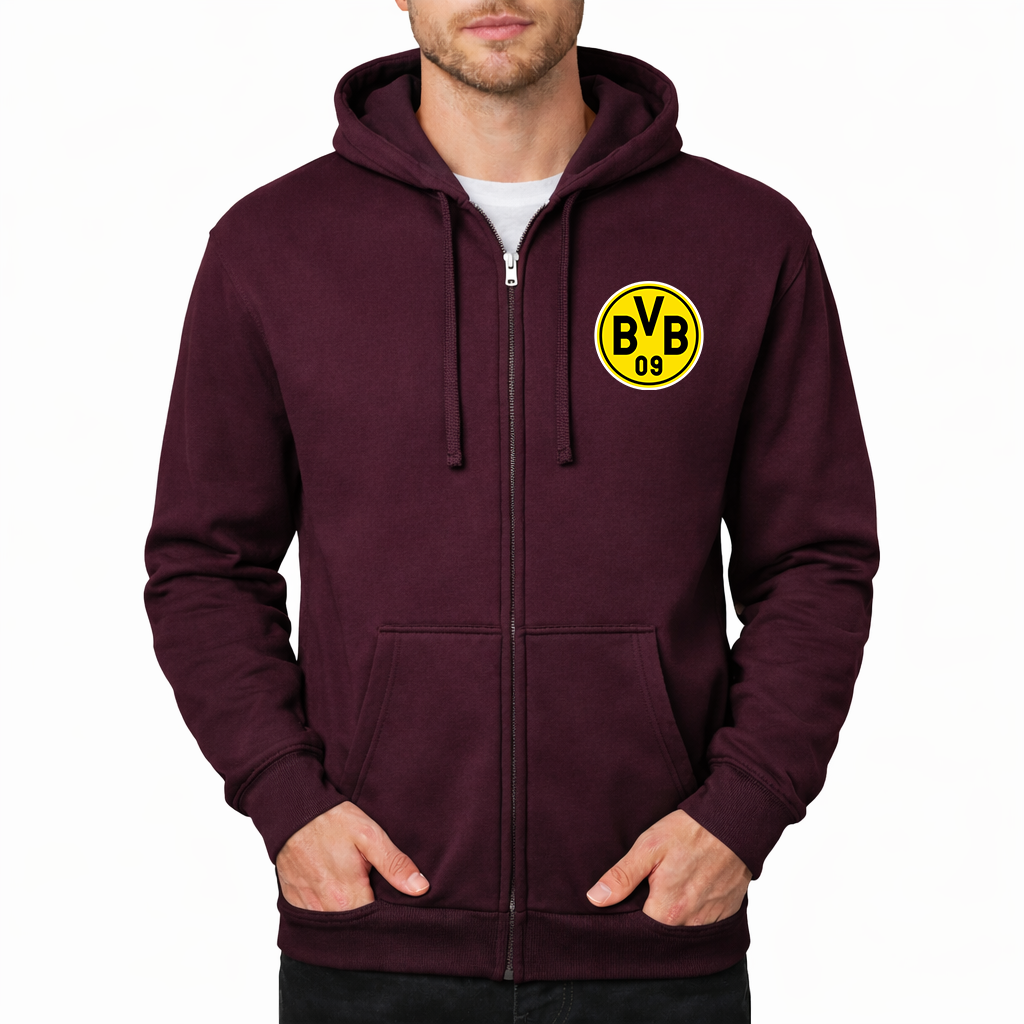 Men's Borussia Dortmund BVB FC Zipper Hoodie