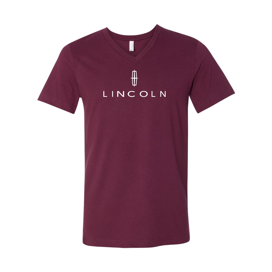 Men’s Lincoln Car - BELLA + CANVAS - Jersey V-Neck Tee - 3005