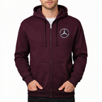 Men's Mercedes-Benz New Car Zipper Hoodie