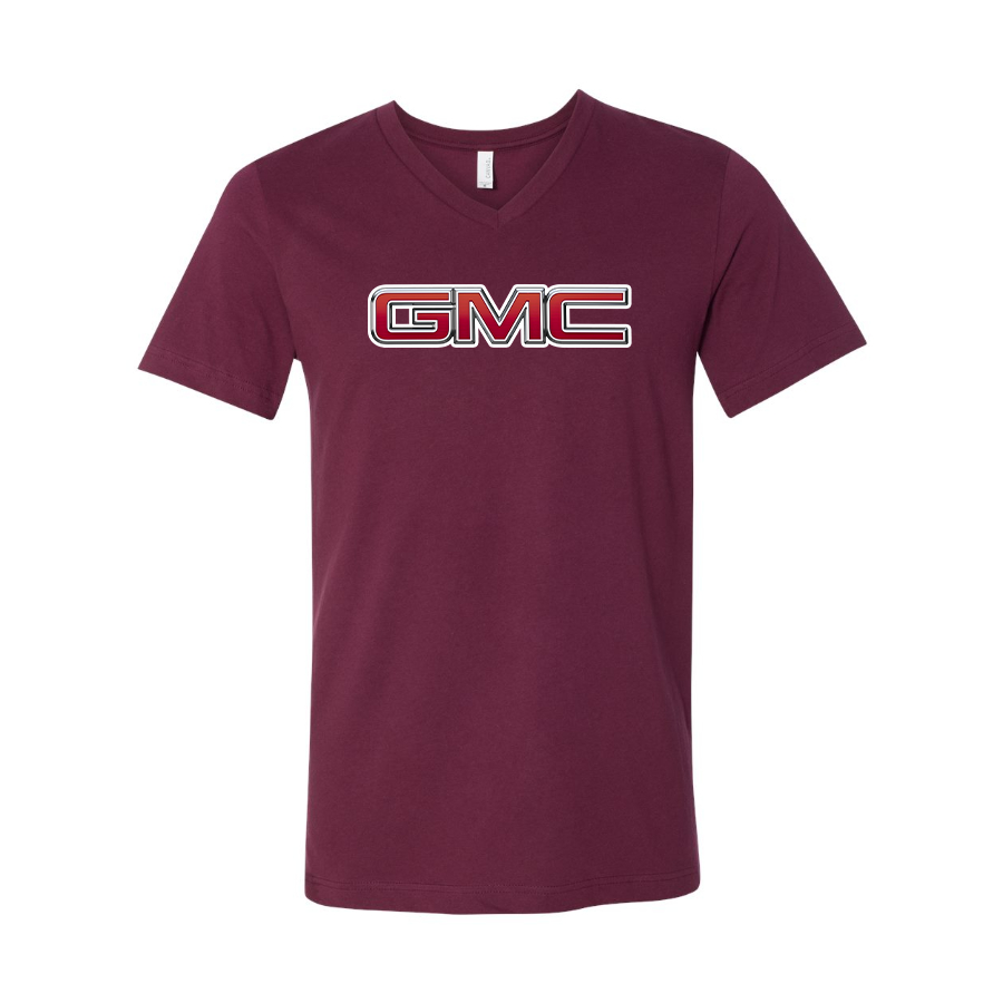 Men’s GMC Car - BELLA + CANVAS - Jersey V-Neck Tee - 3005