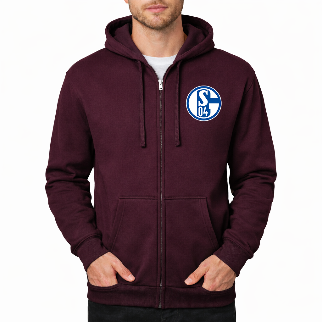 Men's Schalke 04 FC Zipper Hoodie