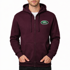 Men’s Land Rover Car Zipper Hoodie