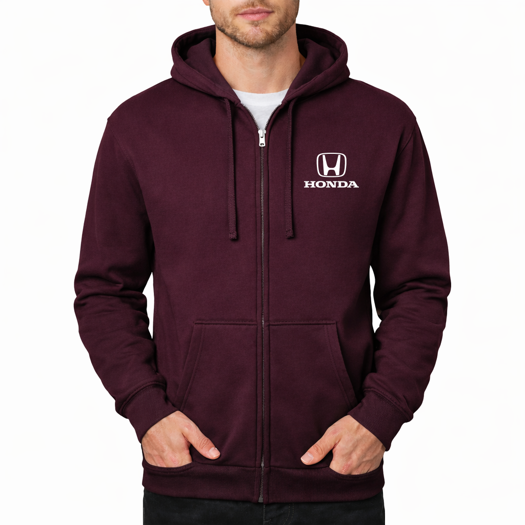 Men’s Honda Motorsport Car Zipper Hoodie